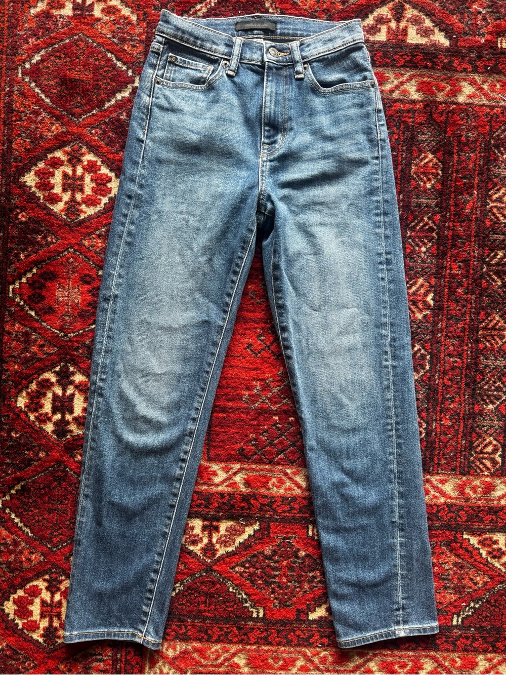 Uniqlo High Waisted Straight-Leg Women's Jeans